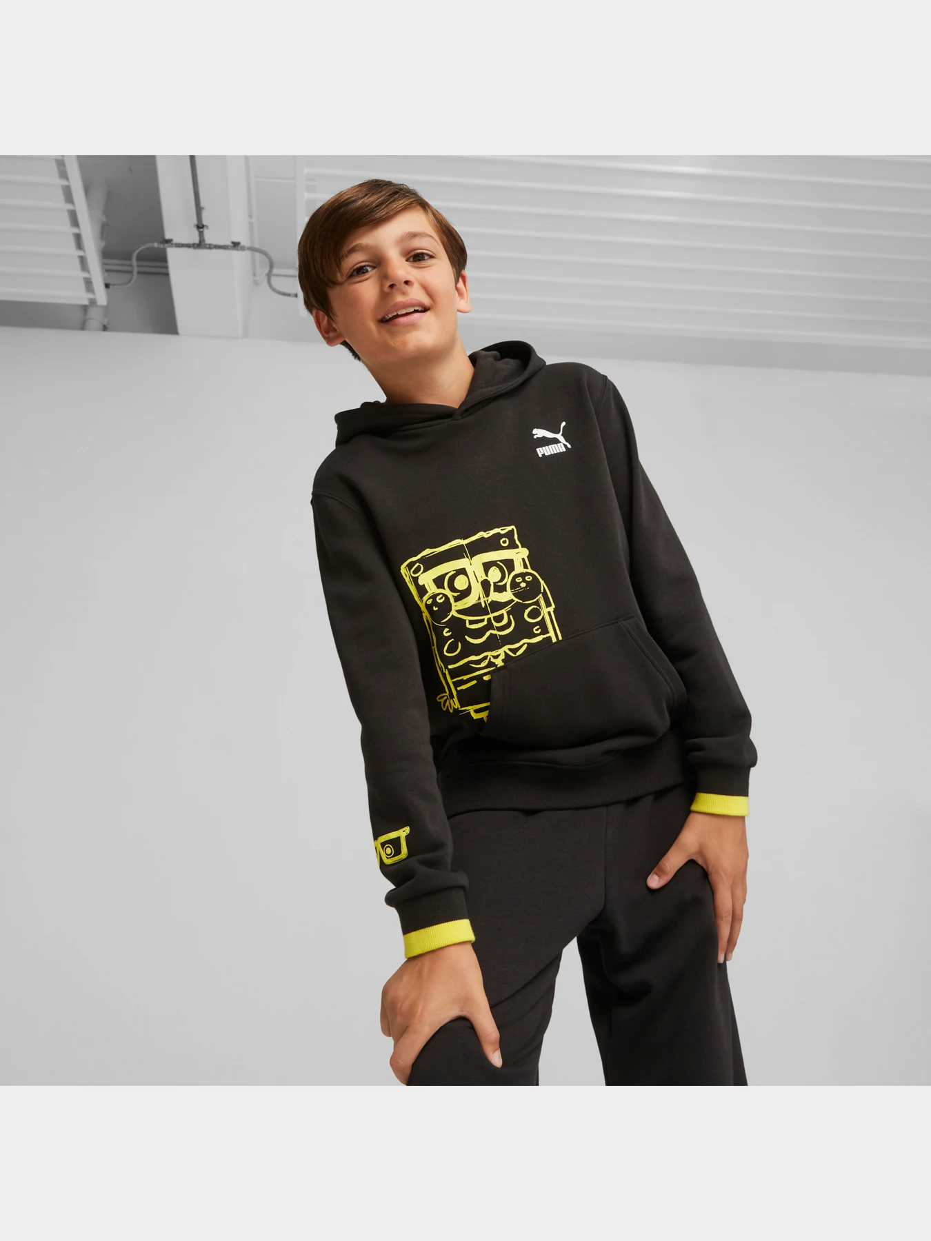 Худи и свитшоты PUMA x Spongebob Hoodie модель 622218 Худи и свитшоты PUMA x Spongebob Hoodie модель 622218 Фото