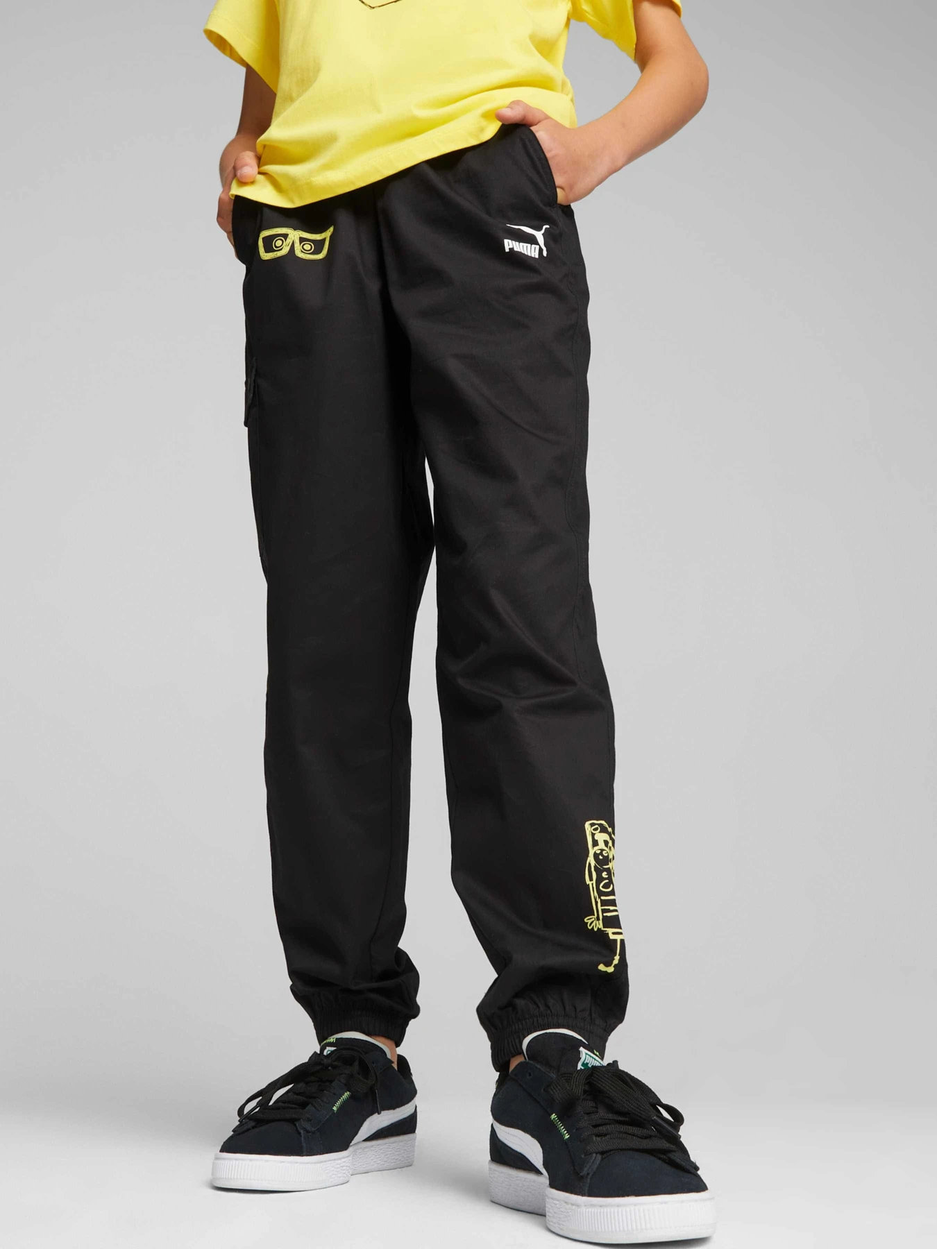 Брюки PUMA x Spongebob Twill Pants модель 622220 Фото