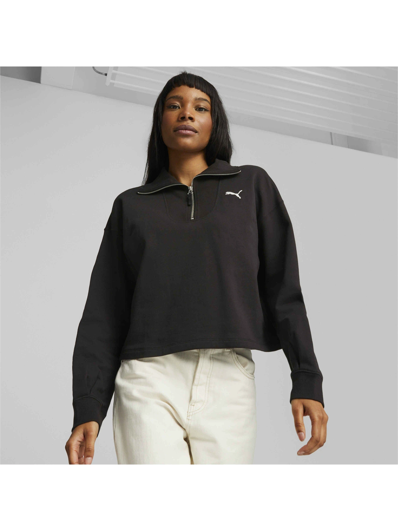 Худи и свитшоты PUMA Her High-neck Half-zip модель 676005 Худи и свитшоты PUMA Her High-neck Half-zip модель 676005 Фото