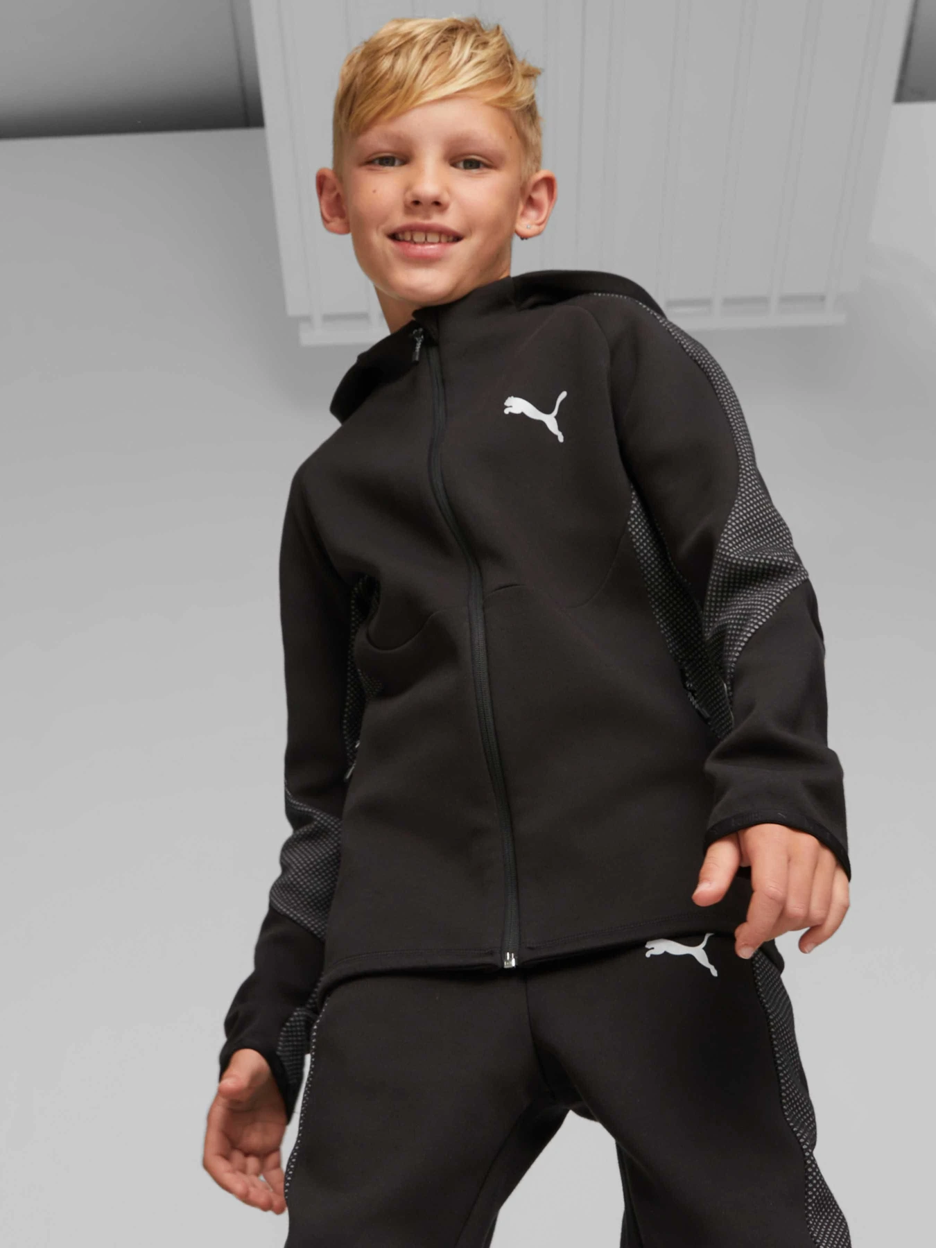 Куртки та дублянки PUMA Evostripe Full-zip Hoodie модель 676277 Фото