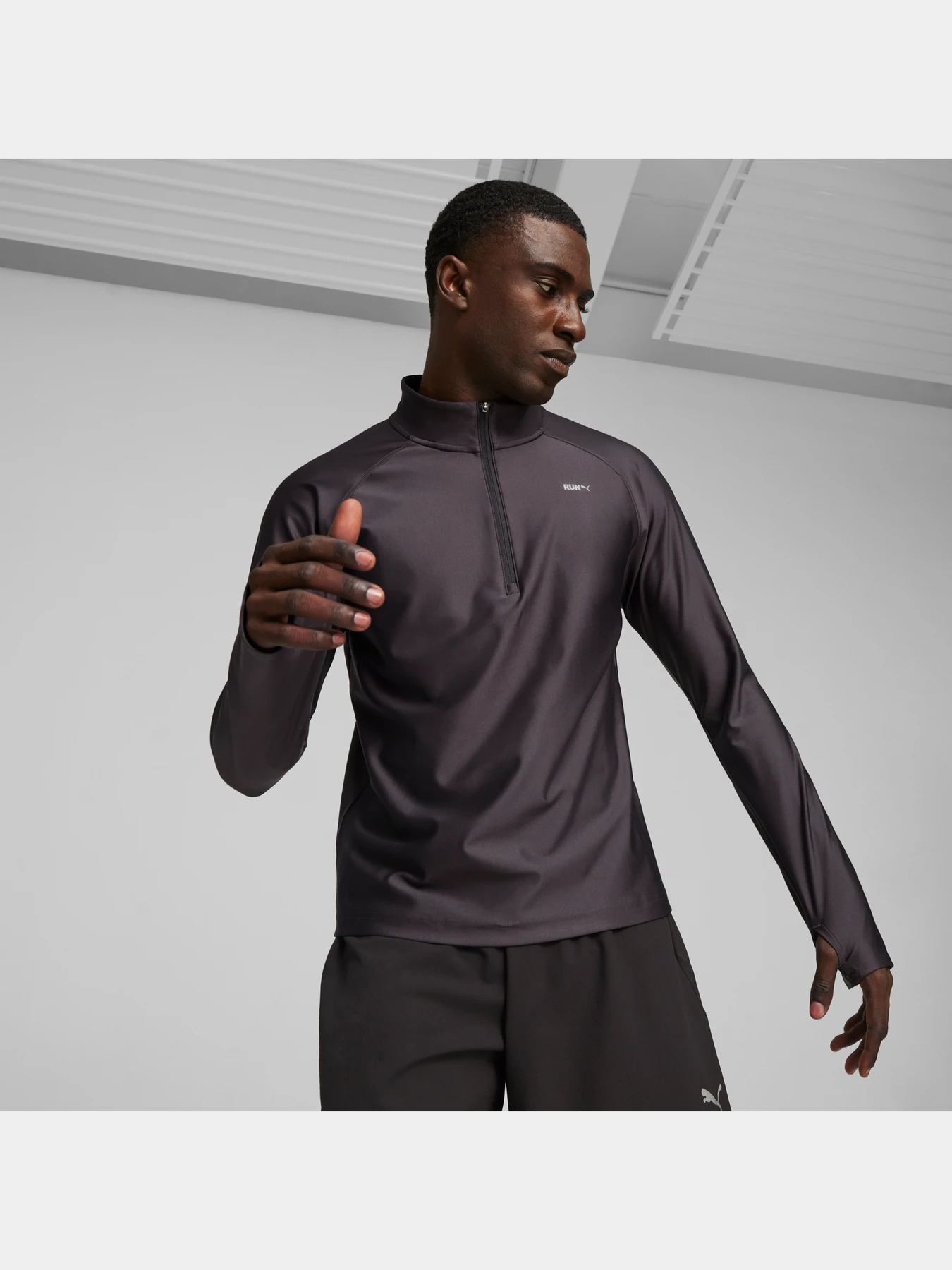Худи и свитшоты PUMA M Run 1/4 Zip модель 524381 Худи и свитшоты PUMA M Run 1/4 Zip модель 524381 Фото