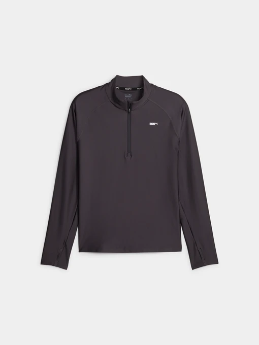 Худі та світшоти PUMA M Run 1/4 Zip модель 524381 Фото