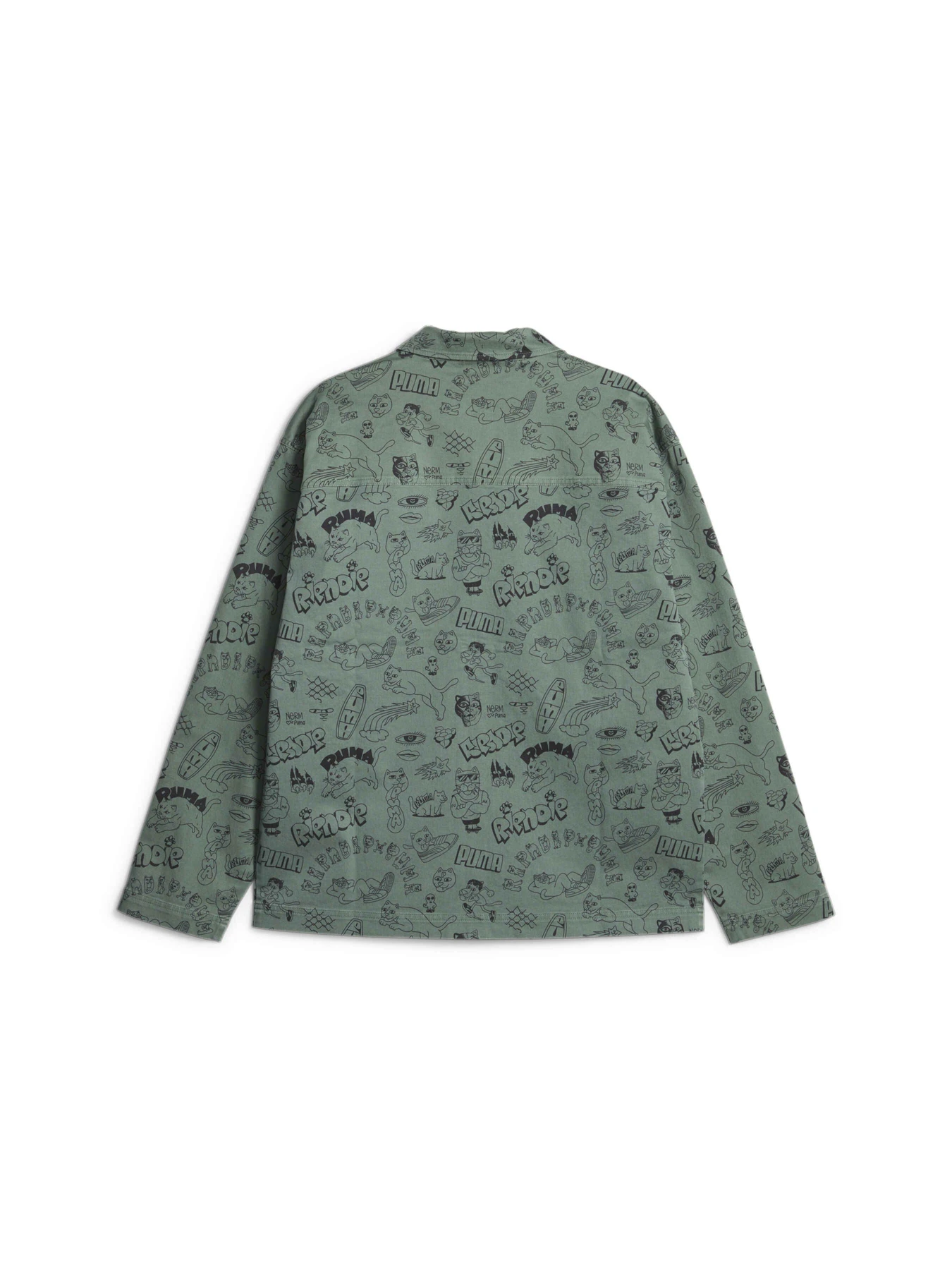 Куртки и дубленки PUMA x Ripndip Twill Shirt модель 622198 Фото
