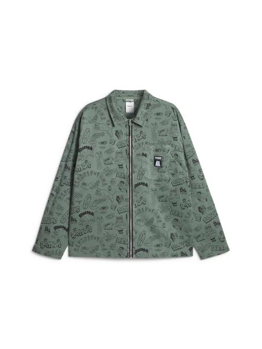 Куртки и дубленки PUMA x Ripndip Twill Shirt модель 622198 Фото