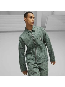 Куртки и дубленки PUMA x Ripndip Twill Shirt модель 622198 Фото