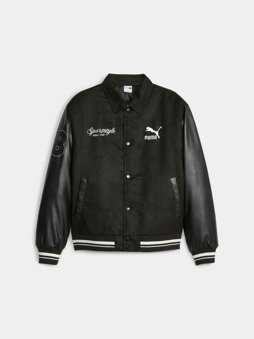 Куртки та дублянки PUMA Team Varsity Jacket модель 621788 Фото