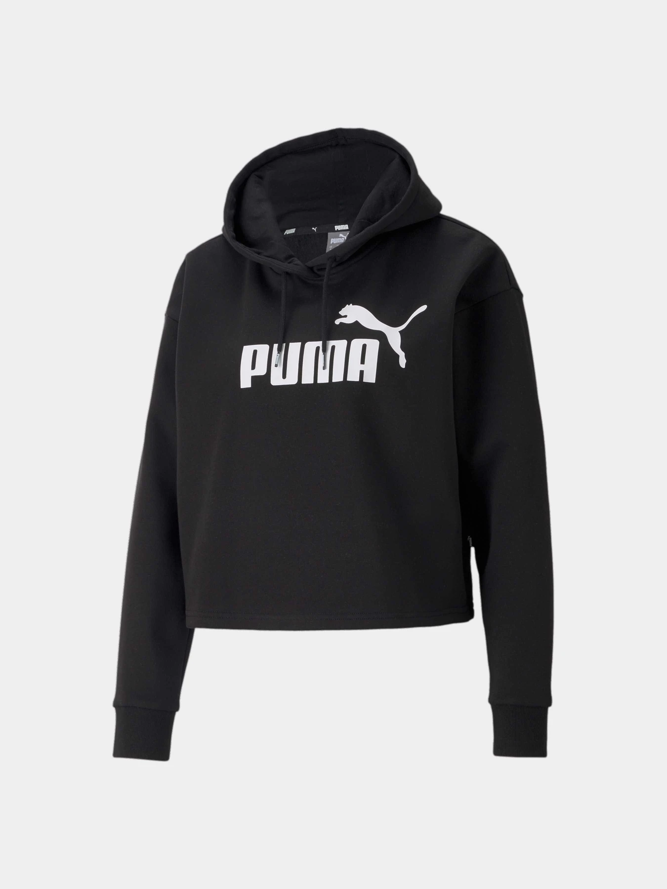 Худи и свитшоты PUMA Ess Cropped Logo Hoodie модель 586869 Худи и свитшоты PUMA Ess Cropped Logo Hoodie модель 586869 Фото