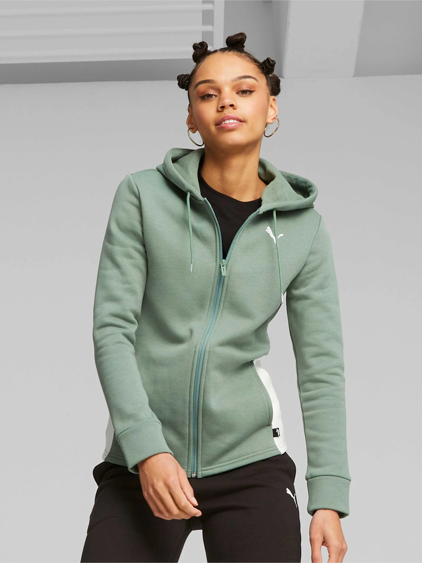 Костюмы PUMA Classic Hooded Tracksuit Fl модель 622637 Костюмы PUMA Classic Hooded Tracksuit Fl модель 622637 Фото