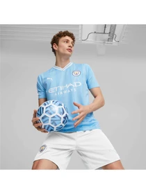 Футболки і поло PUMA Mcfc Home Jersey Replica модель 770438 Фото