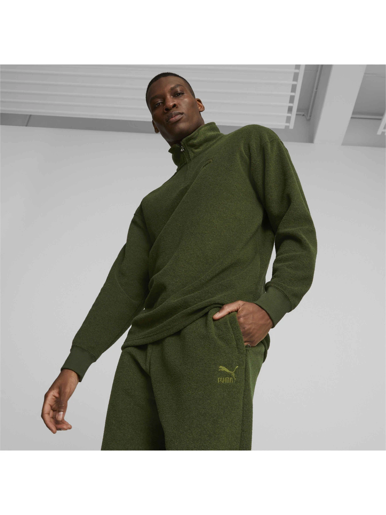 Худи и свитшоты PUMA Classics Fleece Half Zip модель 621331 Худи и свитшоты PUMA Classics Fleece Half Zip модель 621331 Фото