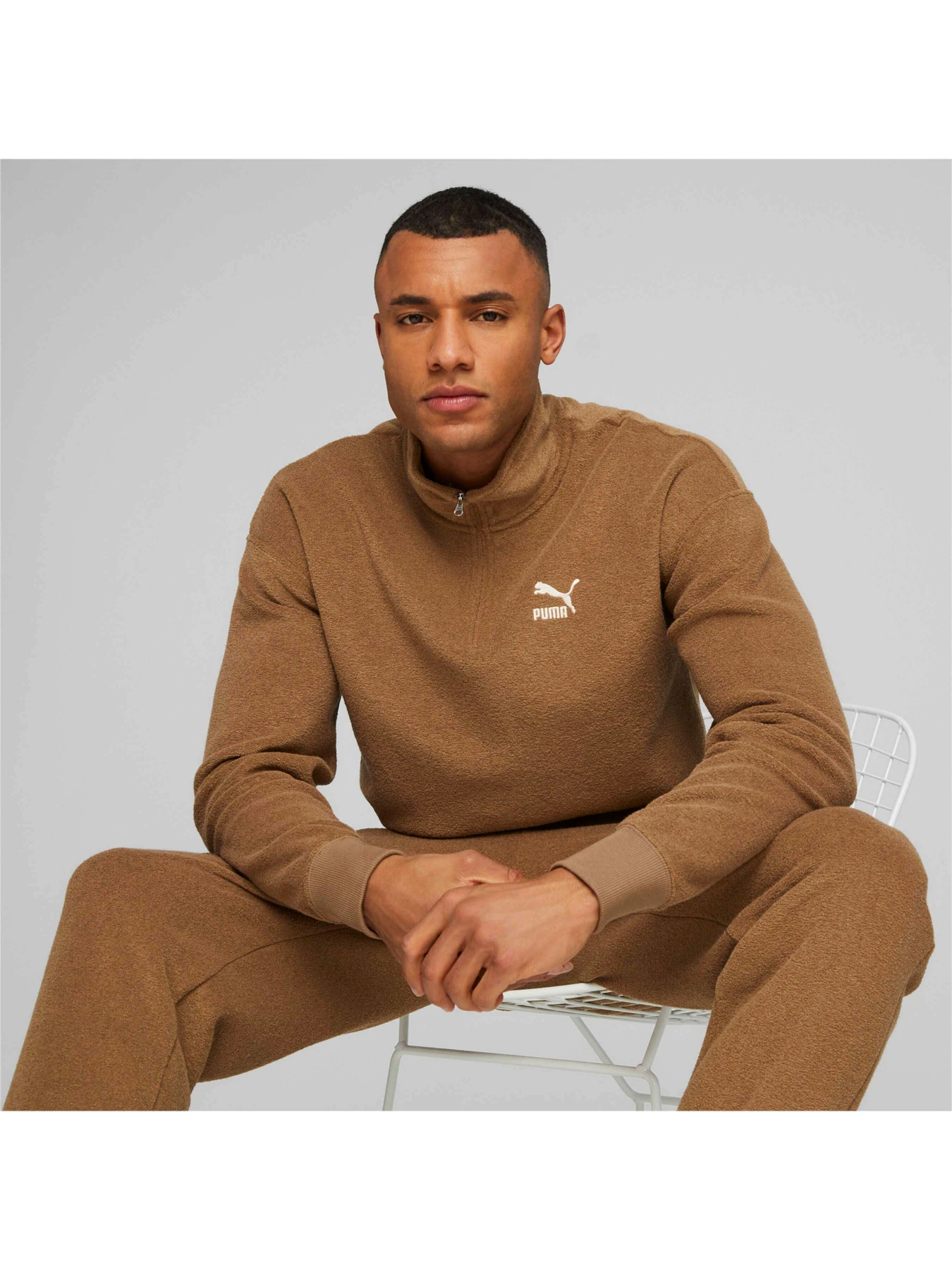 Худі та світшоти PUMA Classics Fleece Half Zip модель 621331 Худі та світшоти PUMA Classics Fleece Half Zip модель 621331 Фото