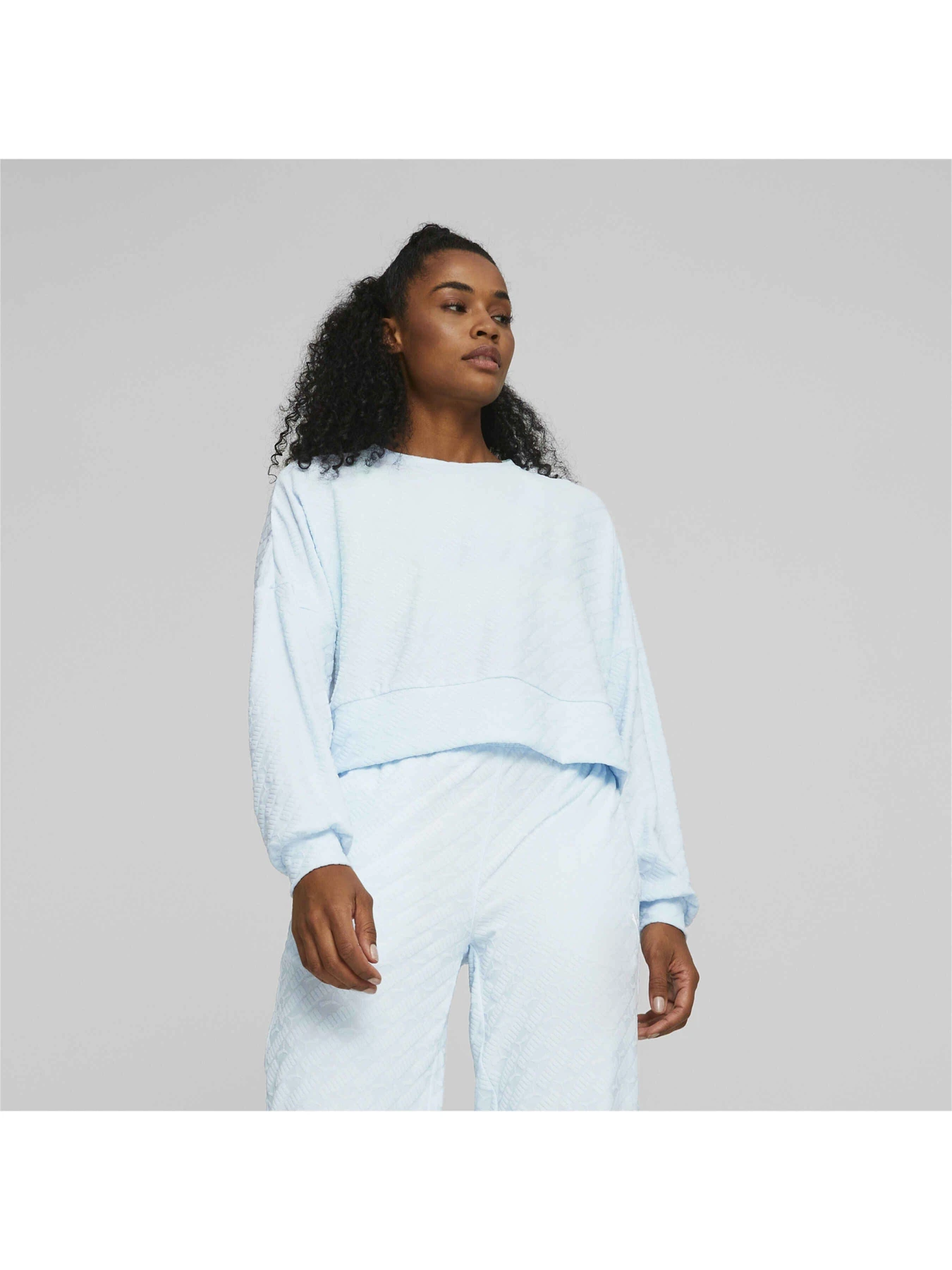 Худі та світшоти PUMA Fit Branded Fleece Crew модель 524124 Худі та світшоти PUMA Fit Branded Fleece Crew модель 524124 Фото