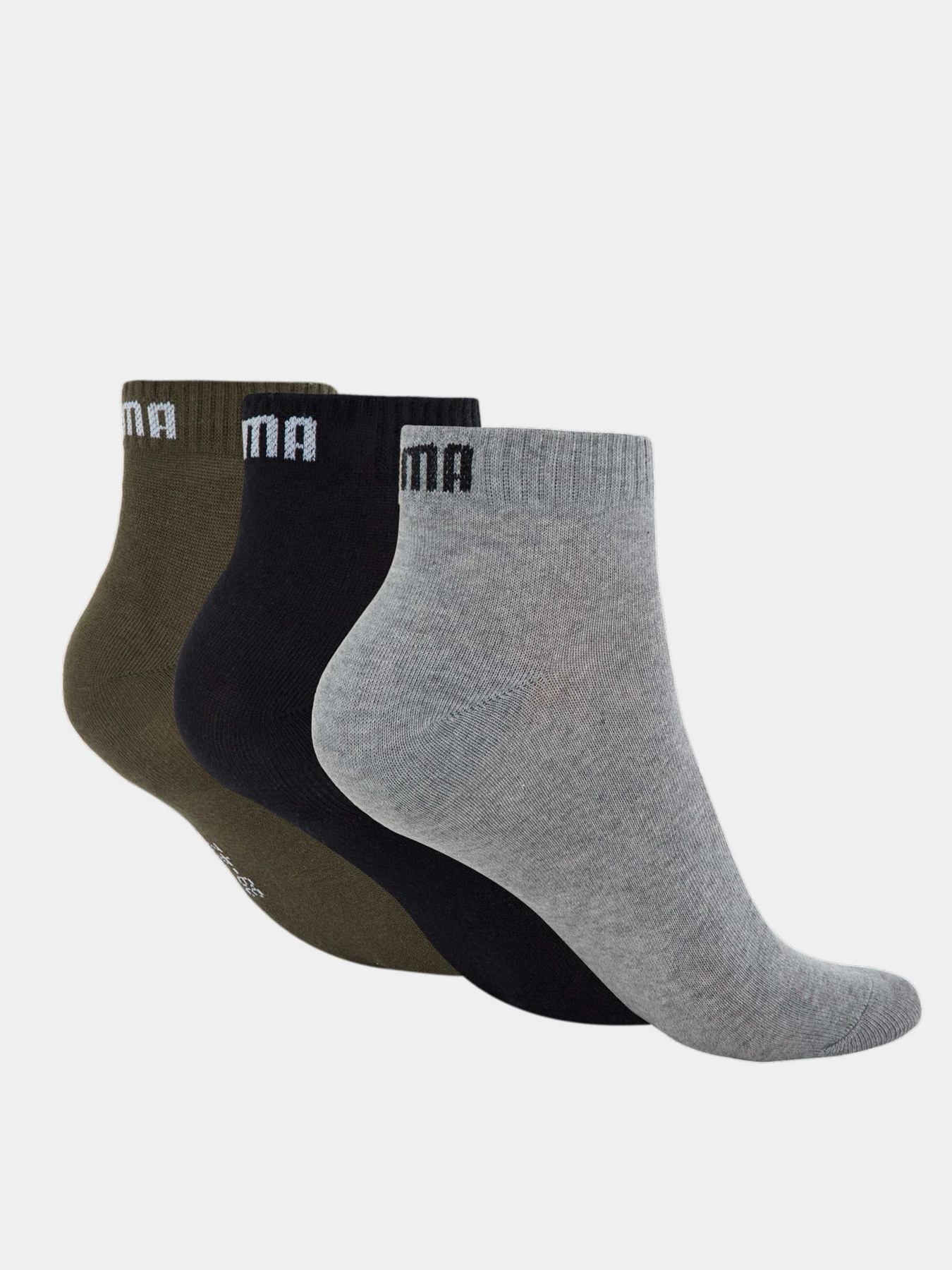 Носки и гольфы PUMA Unisex Quarter Plain 3p модель 906978 Фото