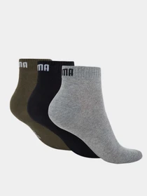 Носки и гольфы PUMA Unisex Quarter Plain 3p модель 906978 Фото