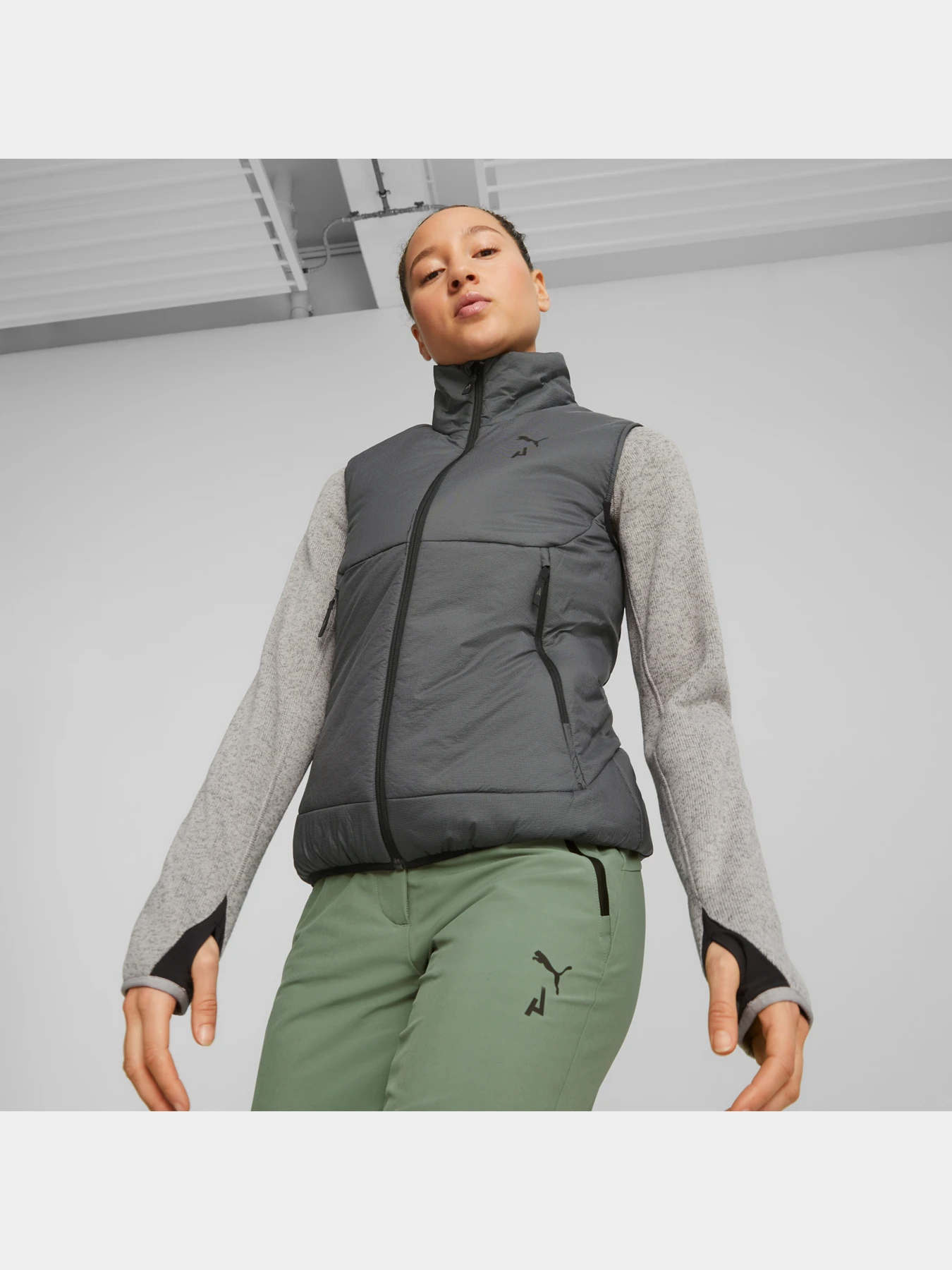 Куртки и дубленки PUMA Seasons Primaloft Vest модель 524120 Куртки и дубленки PUMA Seasons Primaloft Vest модель 524120 Фото