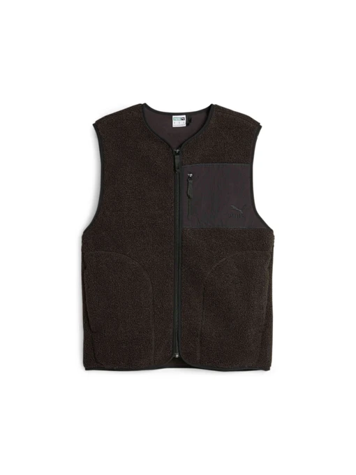 Куртки и дубленки PUMA Classics Sherpa Vest модель 625228 Фото