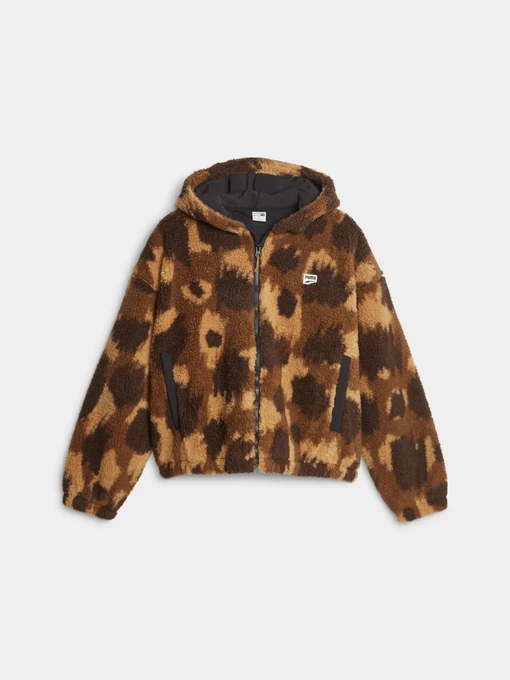 Куртки и дубленки PUMA Downtown Aop Sherpa Jacket модель 621688 Фото