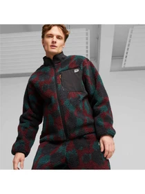 Куртки и дубленки PUMA Downtown Aop Sherpa Jacket модель 621677 Фото