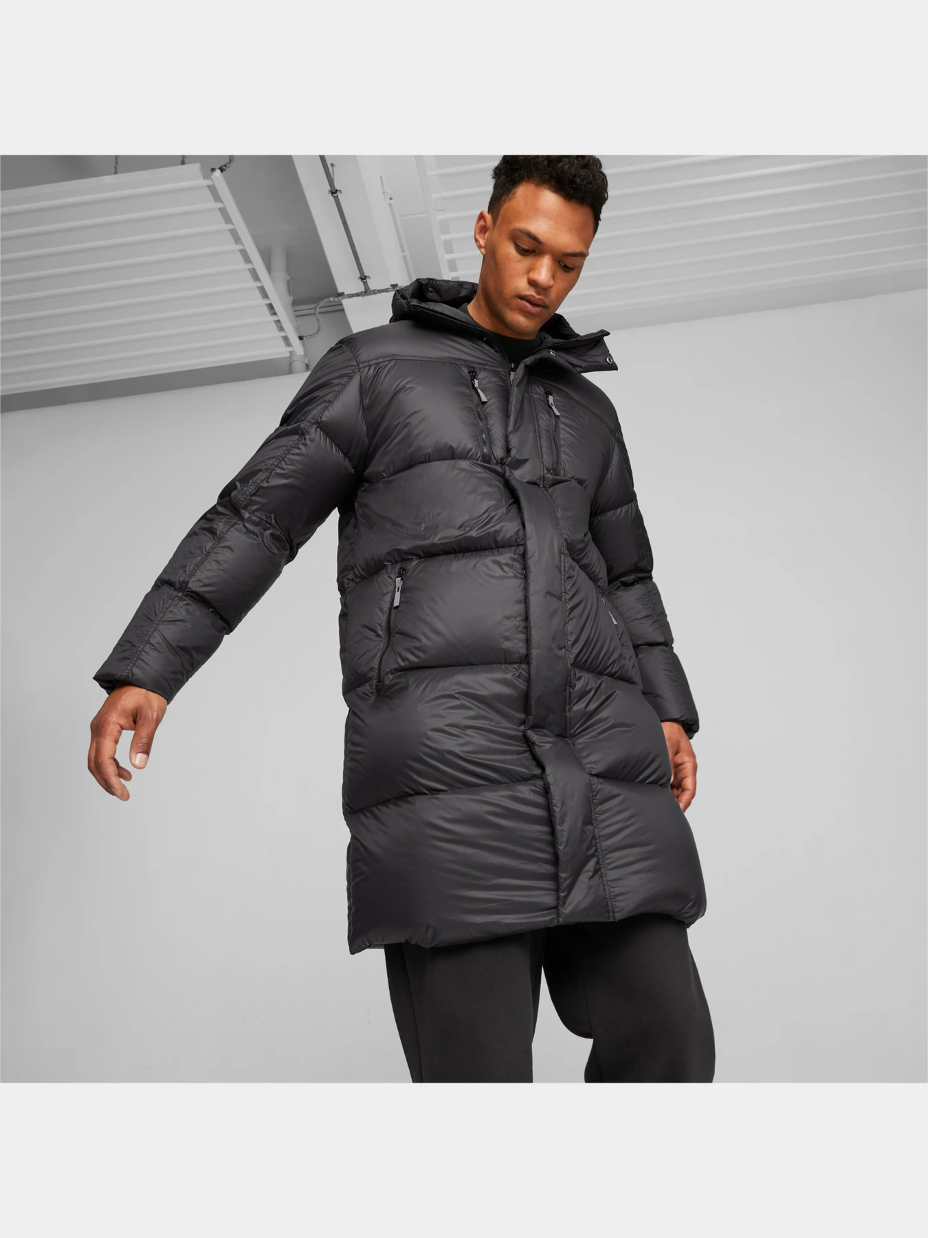 Куртки и дубленки PUMA Long Hooded Down Parka модель 623269 Куртки и дубленки PUMA Long Hooded Down Parka модель 623269 Фото