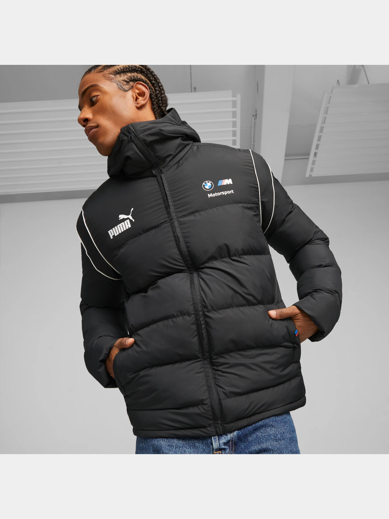 Куртки и дубленки PUMA Bmw Mms Mt7 Ecolite Pdd Jkt модель 621209 Куртки и дубленки PUMA Bmw Mms Mt7 Ecolite Pdd Jkt модель 621209 Фото