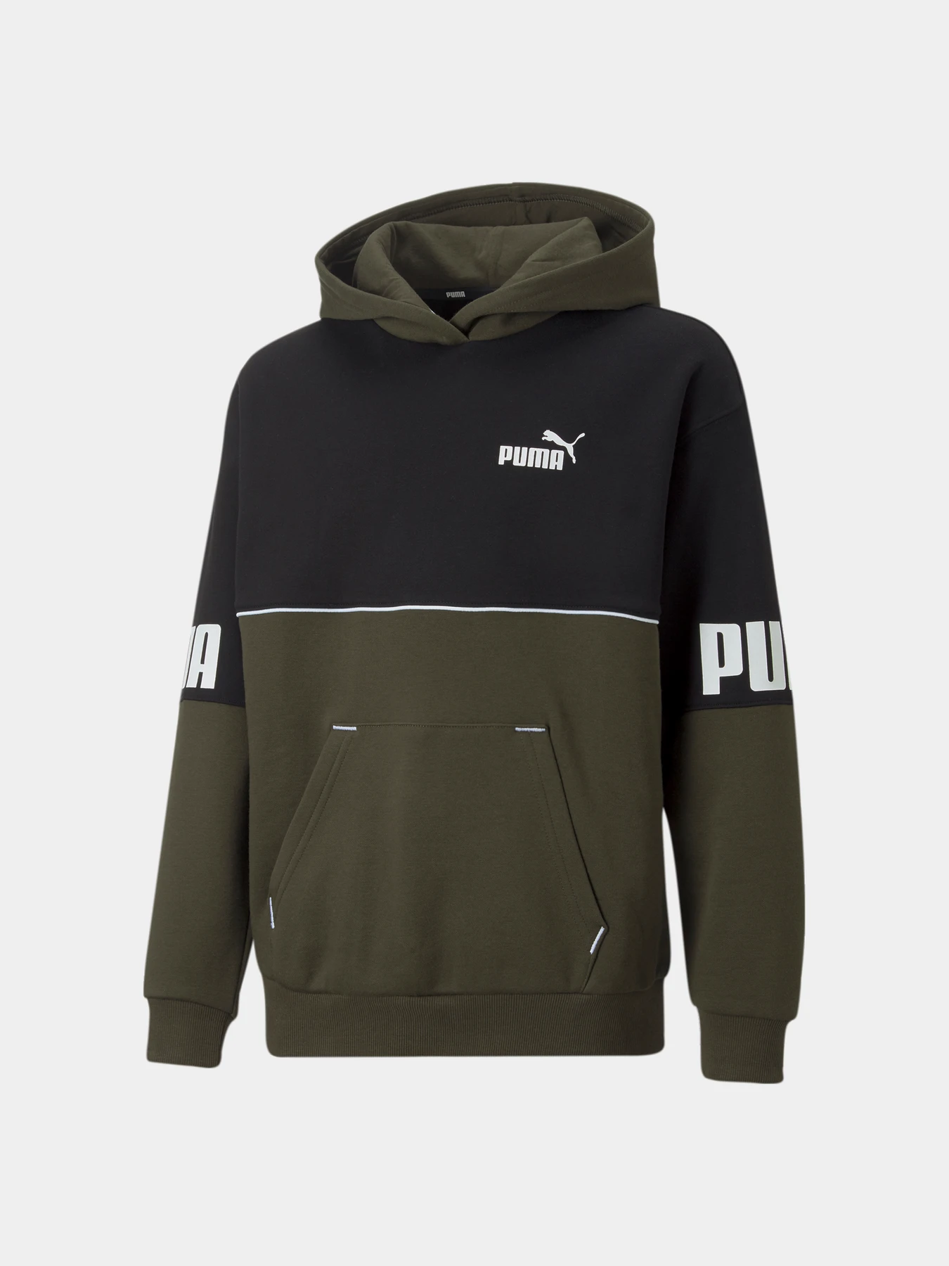 Худи и свитшоты PUMA Power Colorblock Hoodie модель 670098 Худи и свитшоты PUMA Power Colorblock Hoodie модель 670098 Фото
