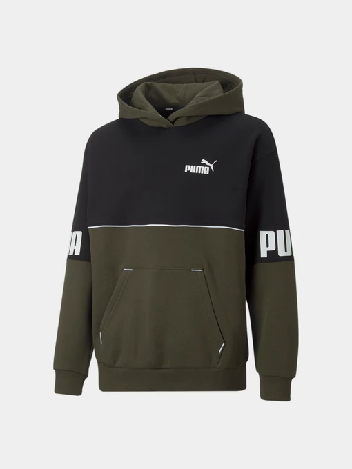 Худи и свитшоты PUMA Power Colorblock Hoodie модель 670098 Фото