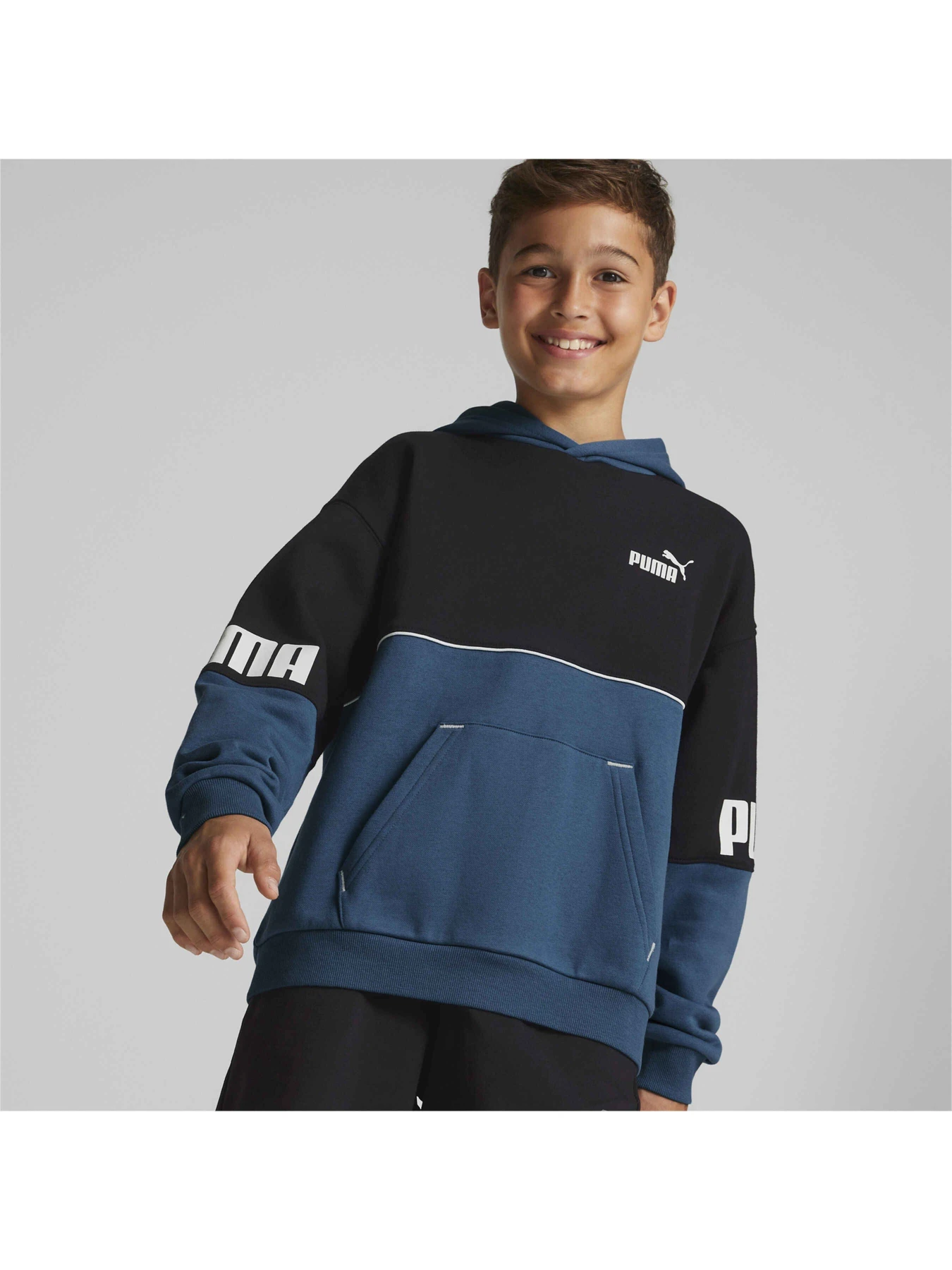 Худи и свитшоты PUMA Power Colorblock Hoodie модель 670098 Худи и свитшоты PUMA Power Colorblock Hoodie модель 670098 Фото