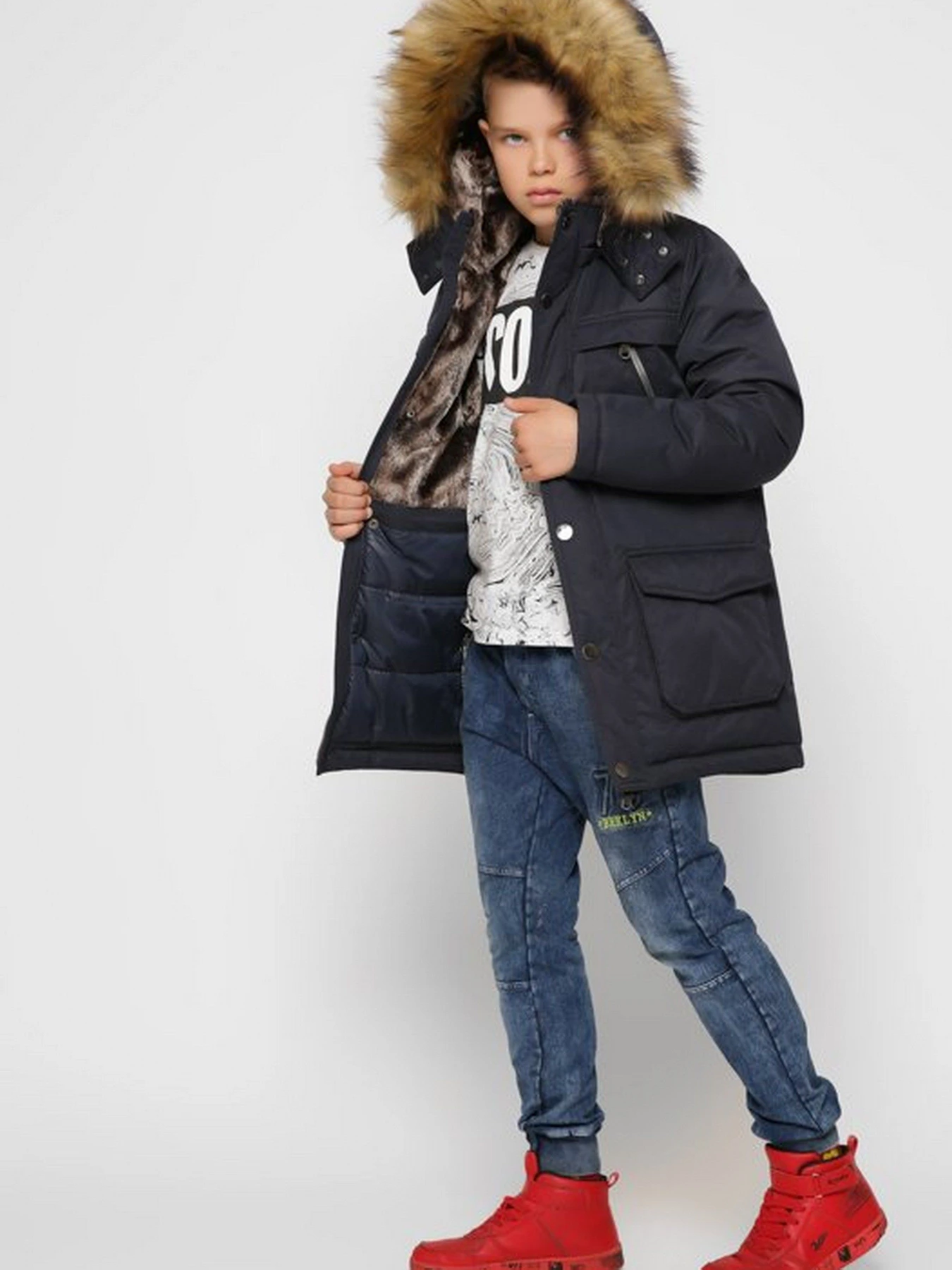 Куртки та дублянки X-Woyz модель DT83122 Куртки та дублянки X-Woyz модель DT83122 Фото