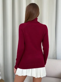 Свитры и кардиганы ISSA Plus модель WN20-581_бордовый Фото