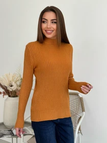 Свитры и кардиганы ISSA Plus модель WN20-583_горчичный Фото