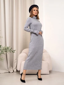 Платья ISSA Plus модель 14368_серый Фото