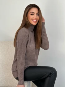 Свитры и кардиганы ISSA Plus модель WN20-582_темно_бежевый Фото