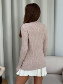 Свитры и кардиганы ISSA Plus модель WN20-583_бежевый Фото