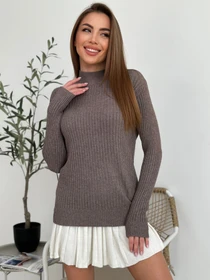 Свитры и кардиганы ISSA Plus модель WN20-583_темно_бежевый Фото
