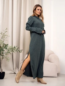 Платья ISSA Plus модель 14372_зеленый Фото
