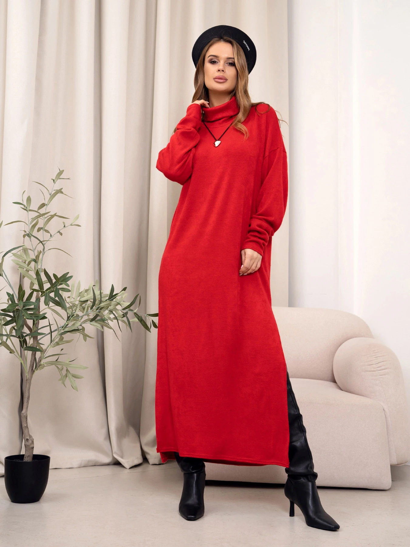 Платья ISSA Plus модель 14363_красный Платья ISSA Plus модель 14363_красный Фото