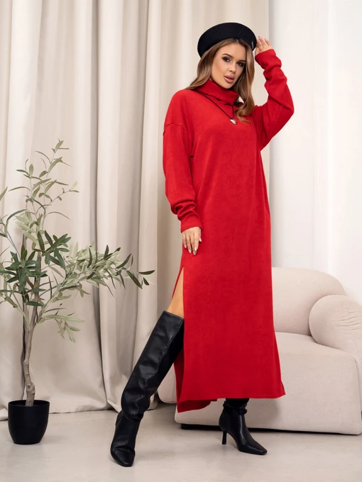 Платья ISSA Plus модель 14363_красный Фото