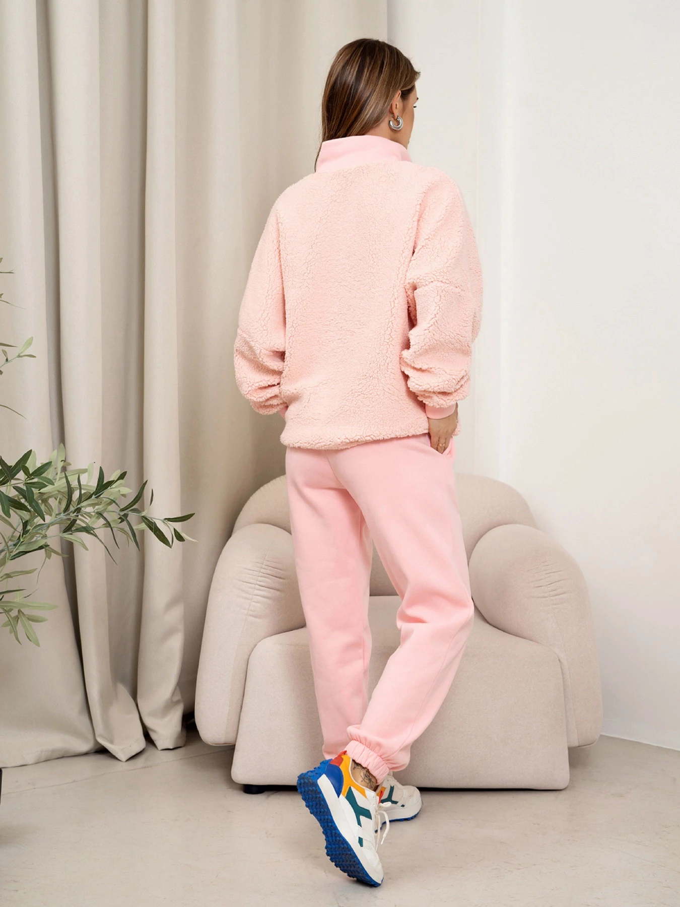 Костюми ISSA Plus модель 14373_розовый Костюми ISSA Plus модель 14373_розовый Фото