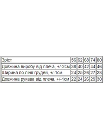Одежда для младенцев Носи своє модель 5010-016-4-goroh-blakitnij Фото