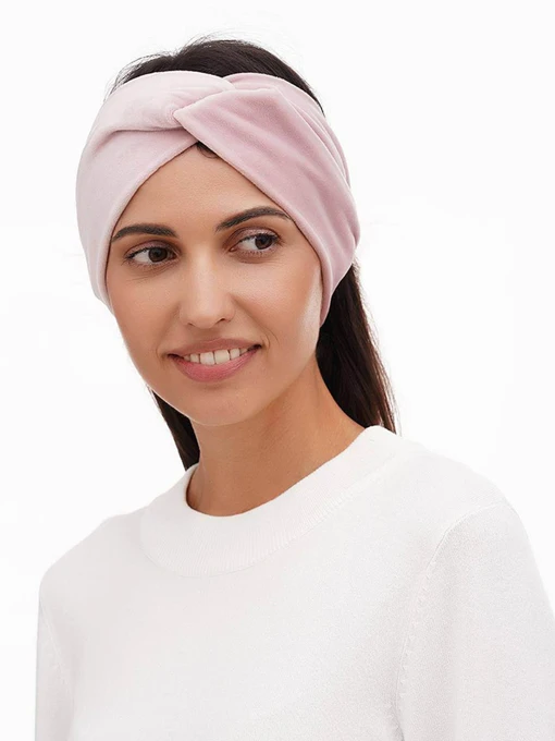 Рожева пов'язка для волосся My Scarf MyScarf, рожевий фото 2