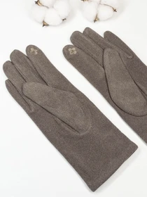 Перчатки и варежки ISSA Plus модель PE-07_светло_коричневый Фото