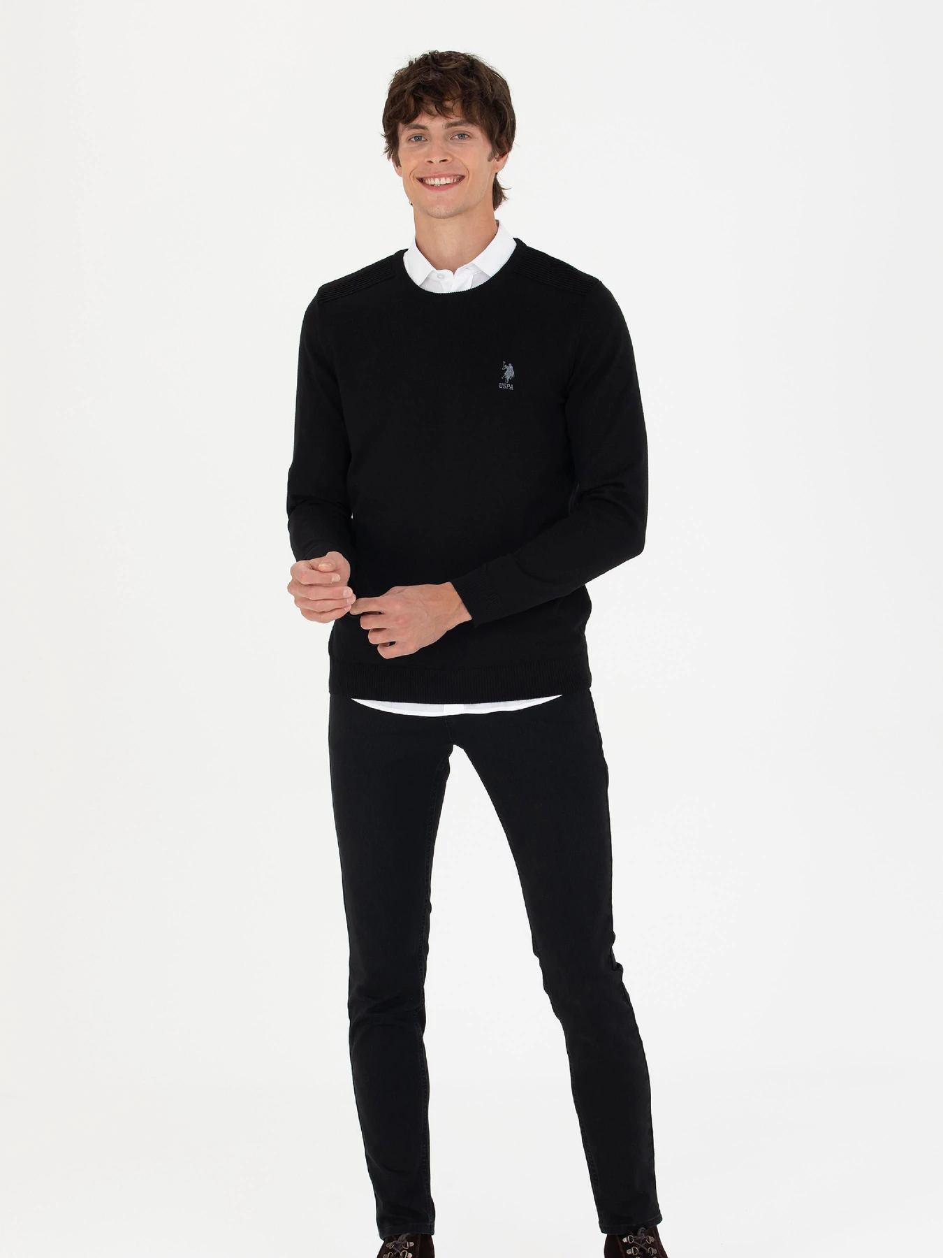 Свитры и кардиганы US Polo модель G081SZ0TK.000.1629680.VR046 Свитры и кардиганы US Polo модель G081SZ0TK.000.1629680.VR046 Фото