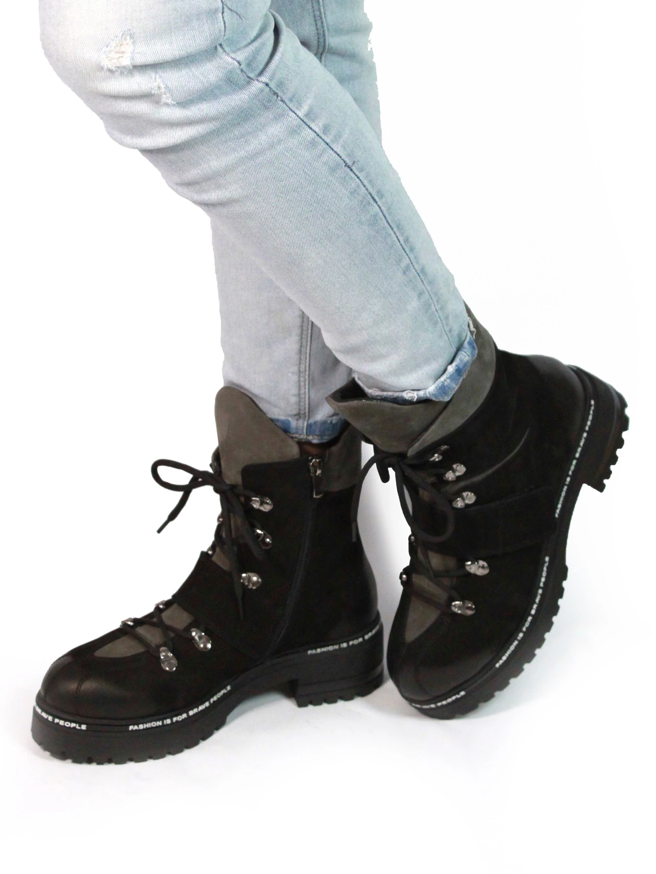 Ботинки и сапоги It-girl модель 5151-R1202_black-grey Фото