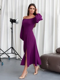Платья ISSA Plus модель 14382_фиолетовый Фото