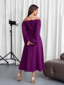 Платья ISSA Plus модель 14382_фиолетовый Фото