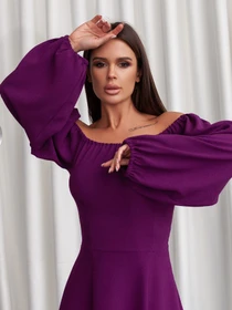 Платья ISSA Plus модель 14382_фиолетовый Фото