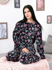 Одежда для дома и сна Носи своє модель 8162-035-serdechka-rozhevij-blakitnij Фото