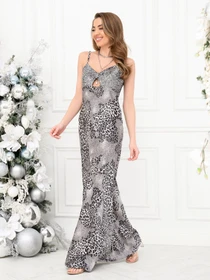 Платья ISSA Plus модель 14395_мультиколор Фото