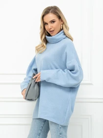 Свитры и кардиганы ISSA Plus модель 14411_голубой Фото