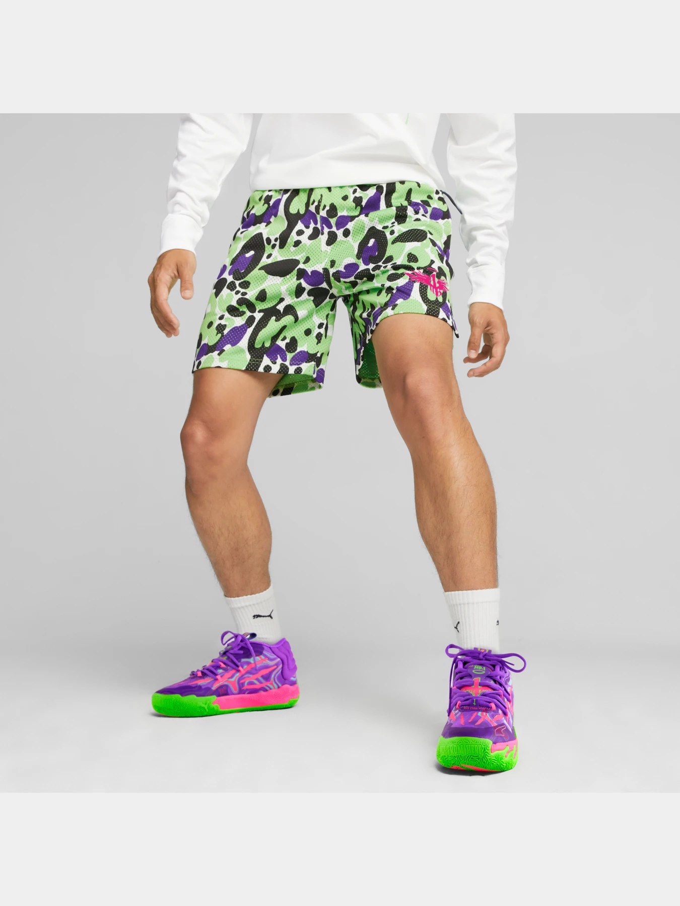 Шорты PUMA Melo x Toxic Aop Short Ii модель 622889 Шорты PUMA Melo x Toxic Aop Short Ii модель 622889 Фото